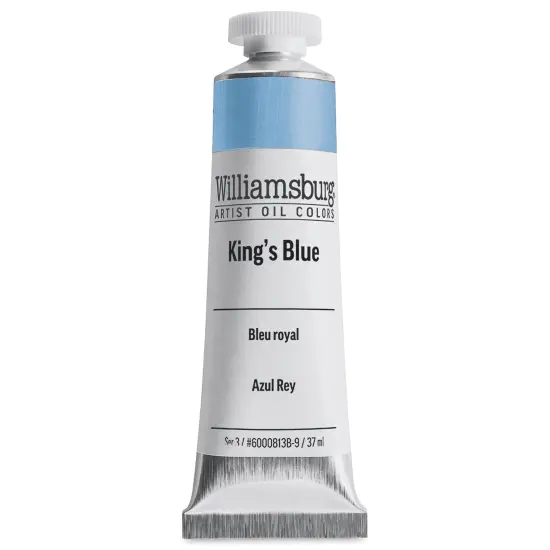 Williamsburg Handmade Oil Paints - Kings Blue, 37 ml tube {2}