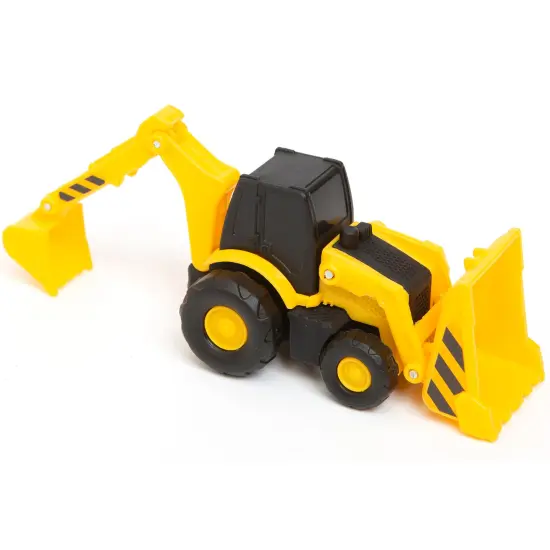 Boley: Mini Construction Vehicles - 5pk - Yellow & Black, Realistic Equipment Toy Playset, Interactive Moveable Parts, Indoor & Outdoor, Kids Ages 3+ {3}