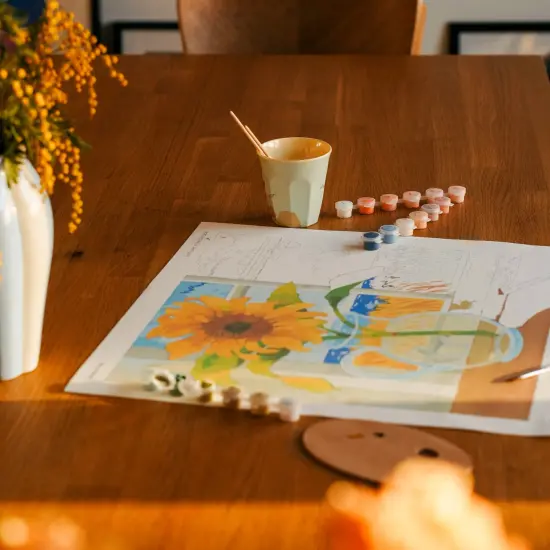 Sunflower in the window {4}