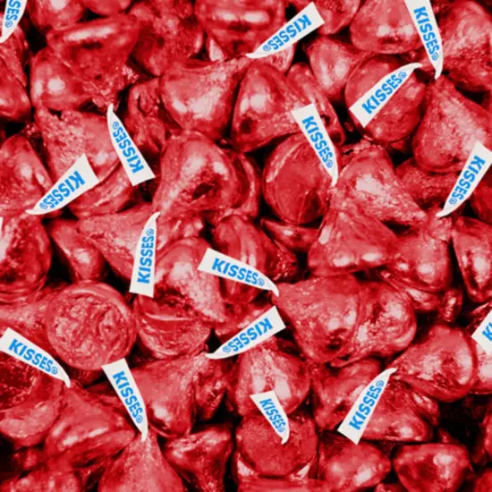 340 Pcs Red Graduation Candy Hershey's Kisses Milk Chocolate Class of 2025 (3.4lb, Approx. 340 Pcs)- By Just Candy {4}