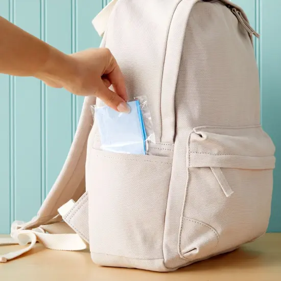 Juvale 50-Pack Disposable Toilet Seat Covers for Adults - Individually Wrapped Paper Flushable Liners for Bathroom and Travel Blue {4}