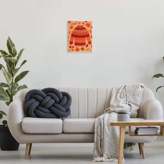 Stupell Industries Sweater Weather Cozy Fall Wall Plaque Art Design by Nina Seven {2}