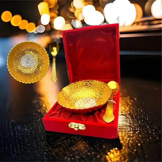 Gold Silver Plated Bowl Eid Gift Box, Eid Mubarak Gift, Ramadan Eid Gift, Islamic Gifts, Muslim Gift, Eid Favors, Eid Gift Hamper {4}