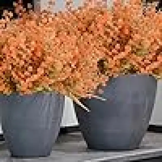 Flowers Fake Eucalyptus Flower Outdoor UV Resistant Fall Plants {2}