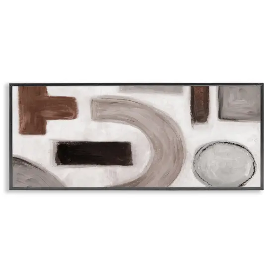 Stupell Industries Boho Geometric Shapes Framed Giclee Wall Art Design by Emma Peal {1}