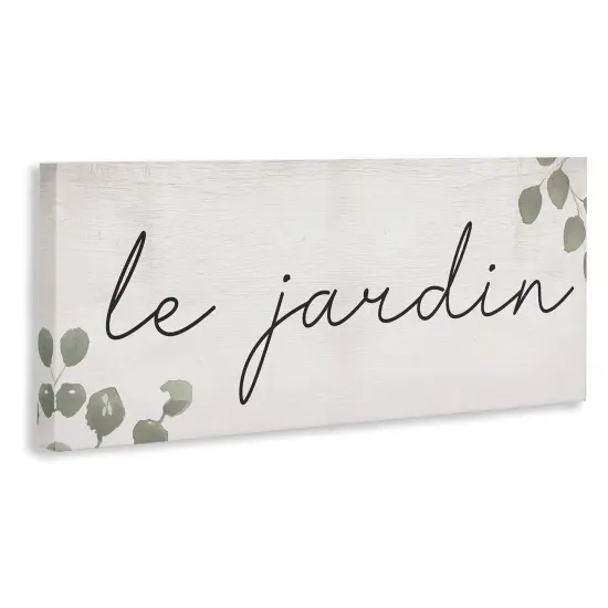 Stupell Industries Le Jardin Garden Canvas Wall Art Design by Daphne Polselli {3}