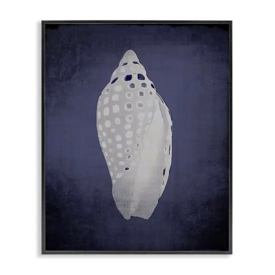 Stupell Industries Junonia on Indigo Framed Giclee Wall Art Design by Graffi*tee Studios {1}