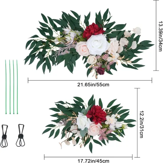 Artificial Floral Flower Swag Wedding {3}