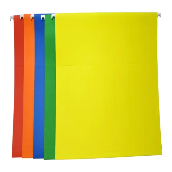 School Smart Hanging File Folders, Legal Size, 1/5 Cut Tabs, Assorted Colors, Pack of 25 {2}