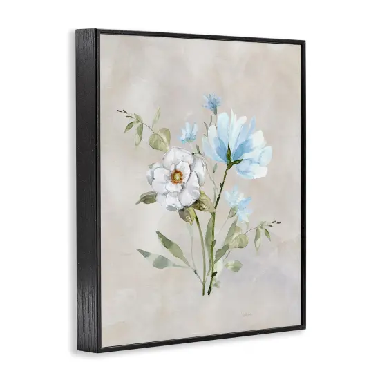 Stupell Industries Blue & White Herbs Framed Giclee Wall Art Design by Livi Finn {3}