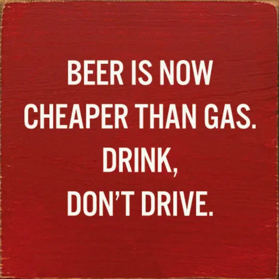 Beer Prices Drop Below Gas Costs Tips for Enjoying Drinks Without Driving Red-White {1}