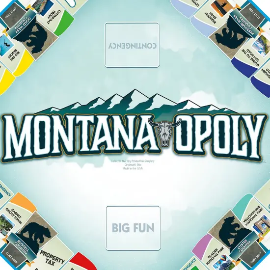 Late For The Sky: Montana-Opoly Monopoly Board Game {6}