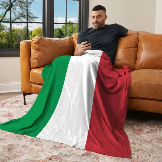 Country Flag Silk Touch Throw Blanket Italy {3}