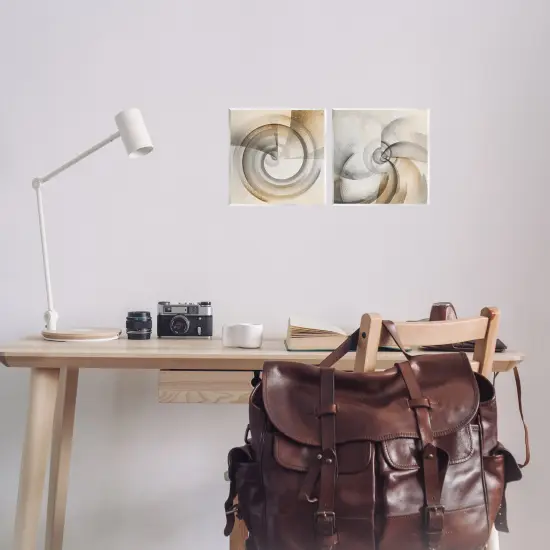 Stupell Industries Spinning Vortex Abstractions 2pc Wall Plaque Art Set Design by Noah Bay {2}