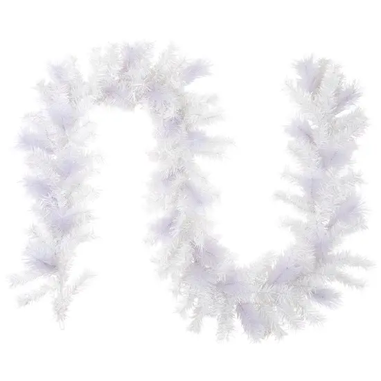 Northlight 9' x 10" Vermont White Pine Artificial Christmas Garland, Unlit {3}