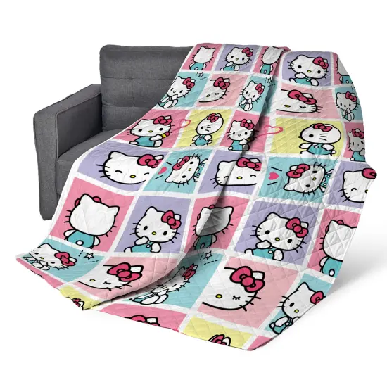 Sanrio Hello Kitty and Friends Quilted Blanket Sweet {1}