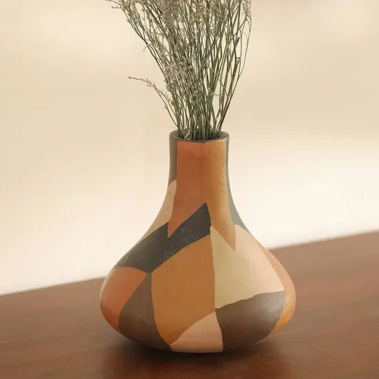 Decorative Retro Terracotta Vase-7.5X7.5 Inch {2}