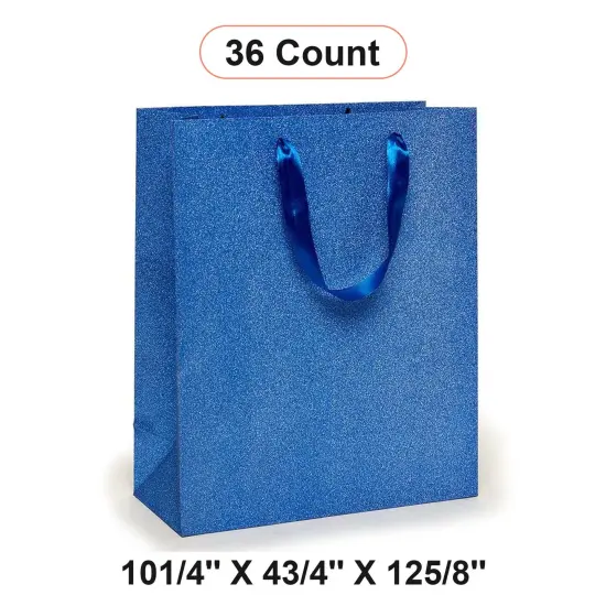 Durable Glitter Grain Euro Totes 10 1/4'' x 4 3/4'' x 12 5/8'' for Parties Royal {1}