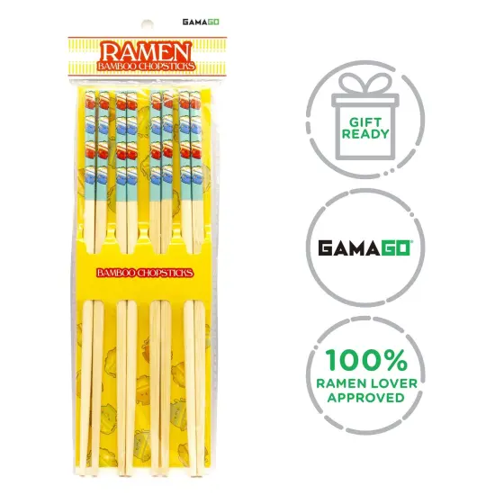 Ramen GAMAGO Cast Bamboo Chopsticks | Set of 4 {5}