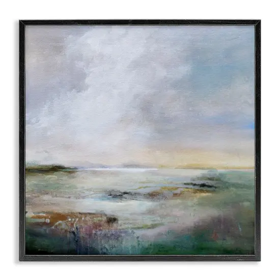 Stupell Industries Abstract Sea Surface Framed Giclee Wall Art Design by Karen Hale {7}