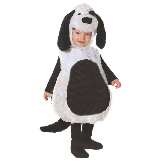 Lil Pup Toddler Dog Costume with Hood and Tail for Halloween {1}
