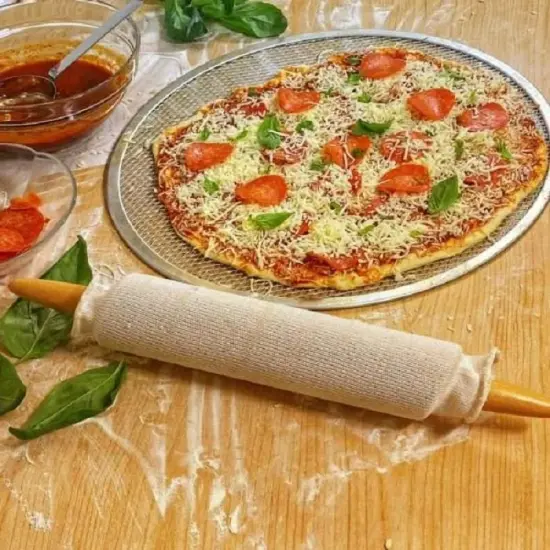 Norpro Reusable Cotton Rolling Pin Covers - Set of 2 - Fits Most Standard-Size Rolling Pins {4}