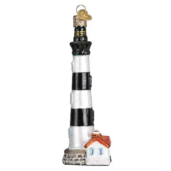 Old World Christmas 5.0 Inch Bodie Island Lighthouse Tree Ornament , North Carolina Multicolored {3}