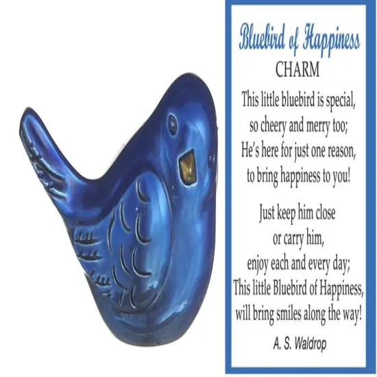 Bluebird of Happiness Charm {1}
