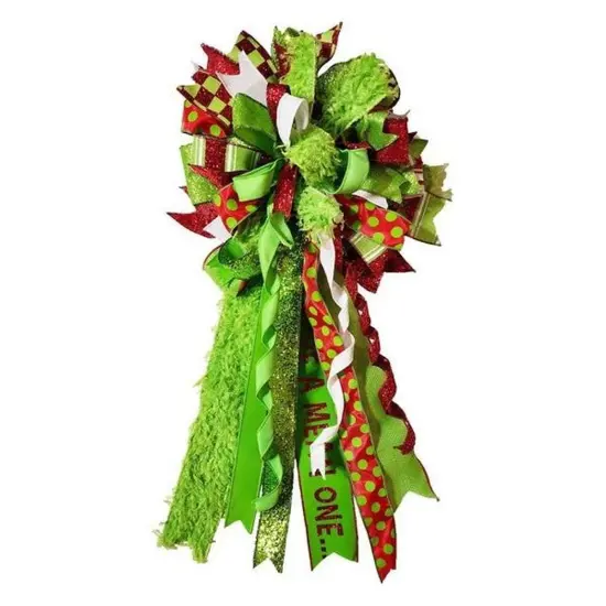 1.5" Shimmer Glitter Ribbon: Lime Green (10 Yards) {3}