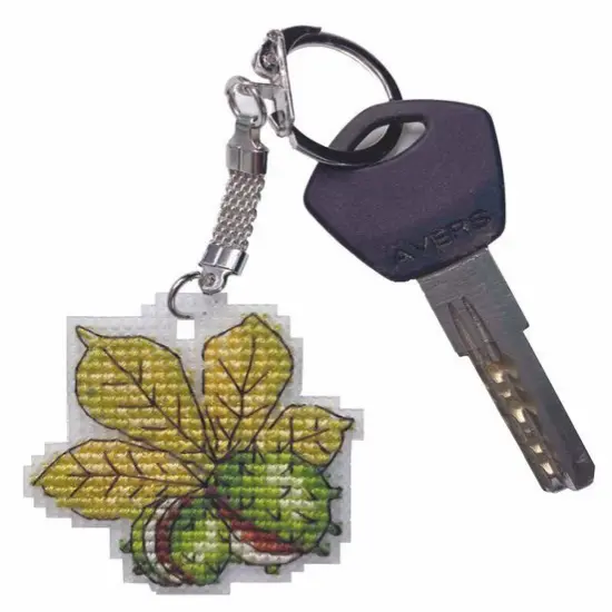 Pendant - chestnutCounted cross stitch kit 8085A {1}