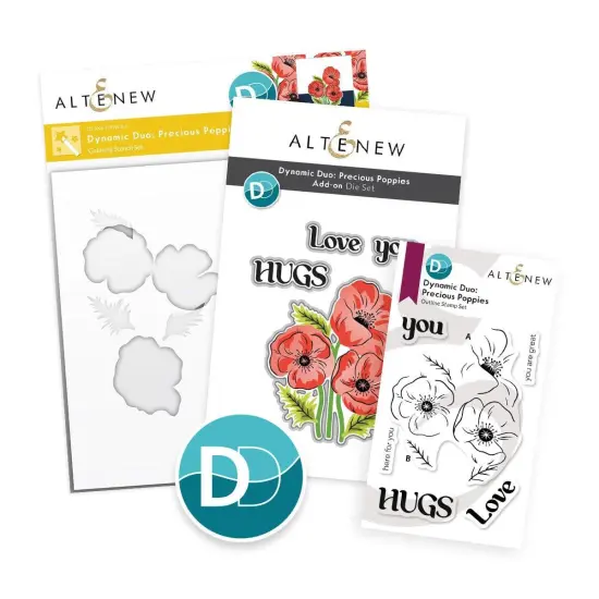 Dynamic Duo: Precious Poppies & Add-on Die Bundle {1}
