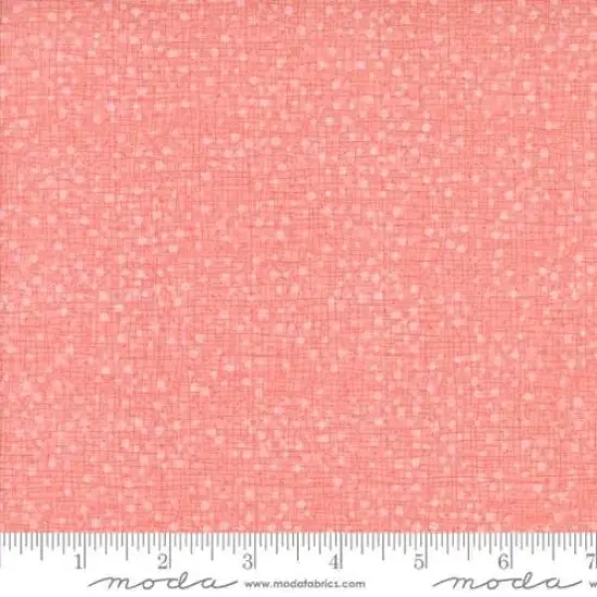 Orange Peach Superbloom Dotty Thatched 44"/45" Fabric Per Yard {1}