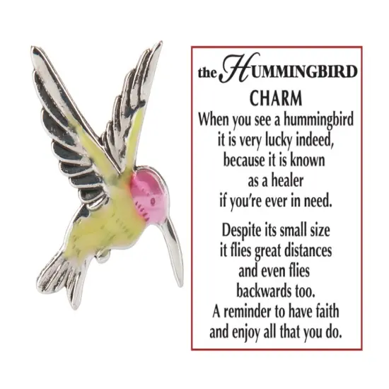 Hummingbird Pocket Charm {1}