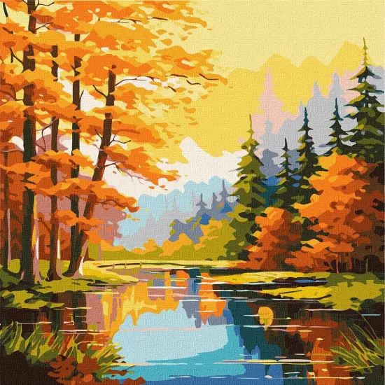 Painting by Numbers kit Autumn beauty KHO2893 {2}