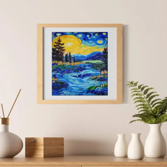 Bead Embroidery Kit - There behind the waterfall {2}