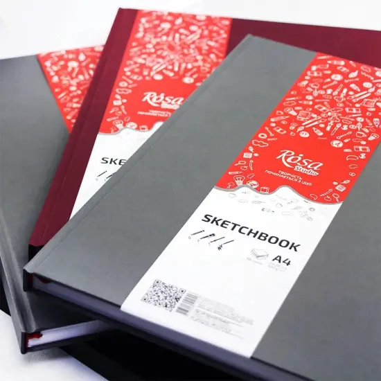Rosa Studio Sketchbook A4 (8.27*11.69 inches). 8.68 lb/in. 96 page. {2}
