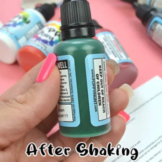 Poppy Paint Green Edible Food Color for Cake Decorating and Chocolate {4}