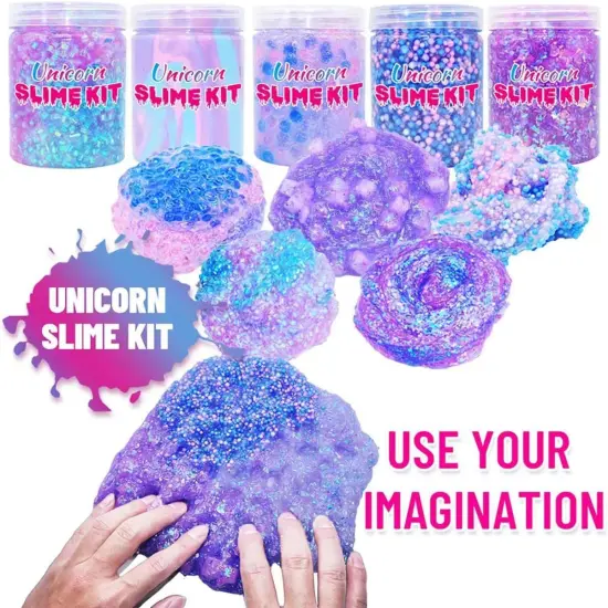 Unicorn Slime Kit for Girls {5}