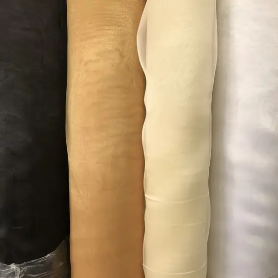 1 Yard White Crystal Organza Sheer Glossy Polyester Fabric 58/59" Wide for Wedding, Fashion, & Decor {3}