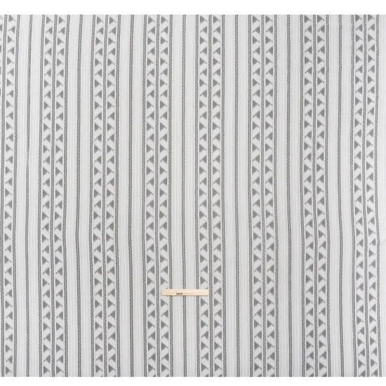 1 Yard Ivory Corded Lace Fabric Geometric Striped Sheer Elegant Design 52 inch Width {4}