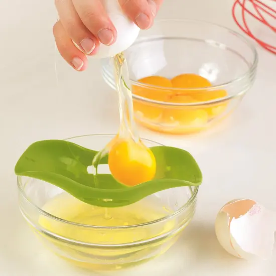 Hutzler Egg Yolk Separator - Easily Separates Egg Yolks from Whites Yellow {3}