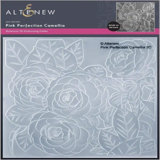 Pink Perfection Camellia 3D Embossing Folder {1}