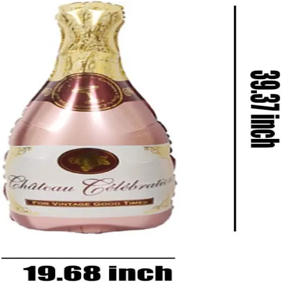 4PCS Champagne Bottle Balloons {2}
