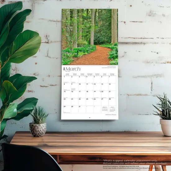 Delaware Wild & Scenic | 2026 12 x 24 Inch (Hanging) Monthly Square Wall Calendar | Plastic-Free {5}