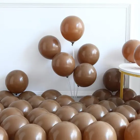 Football Balloon Garland Arch Kit 131Pcs Sage Green and Coffee Brown Balloons {5}