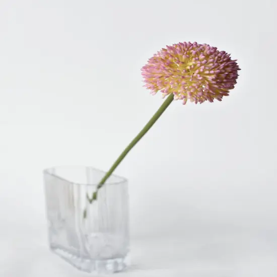 17.5" Faux Lavender Allium Stem {3}