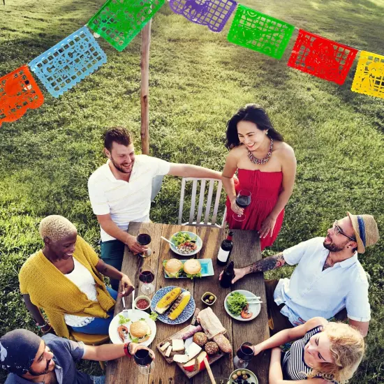 Coco Mexican Party Banners (30-ft; Plastic) | Mexican Papel Picado with Disney Coco Characters and Scenes | Fiesta Party Decorations for Cinco de Mayo, Birthdays, Holidays (2x15ft) {2}