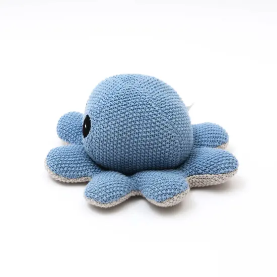 100% Handmade Cotton knitted Soft Jelly Plush Toy/Soft toys - Baby Blue {3}