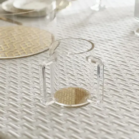 Lucite & Laser Cut Wash Cup {2}