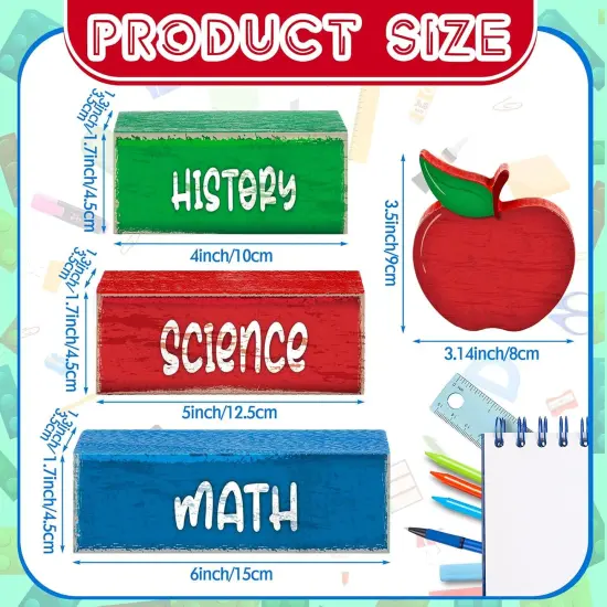 4 Pcs 4th of July Decorations Patriotic Tiered Tray Decorations {3}